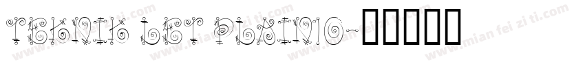 Teknik LET Plain10字体转换
